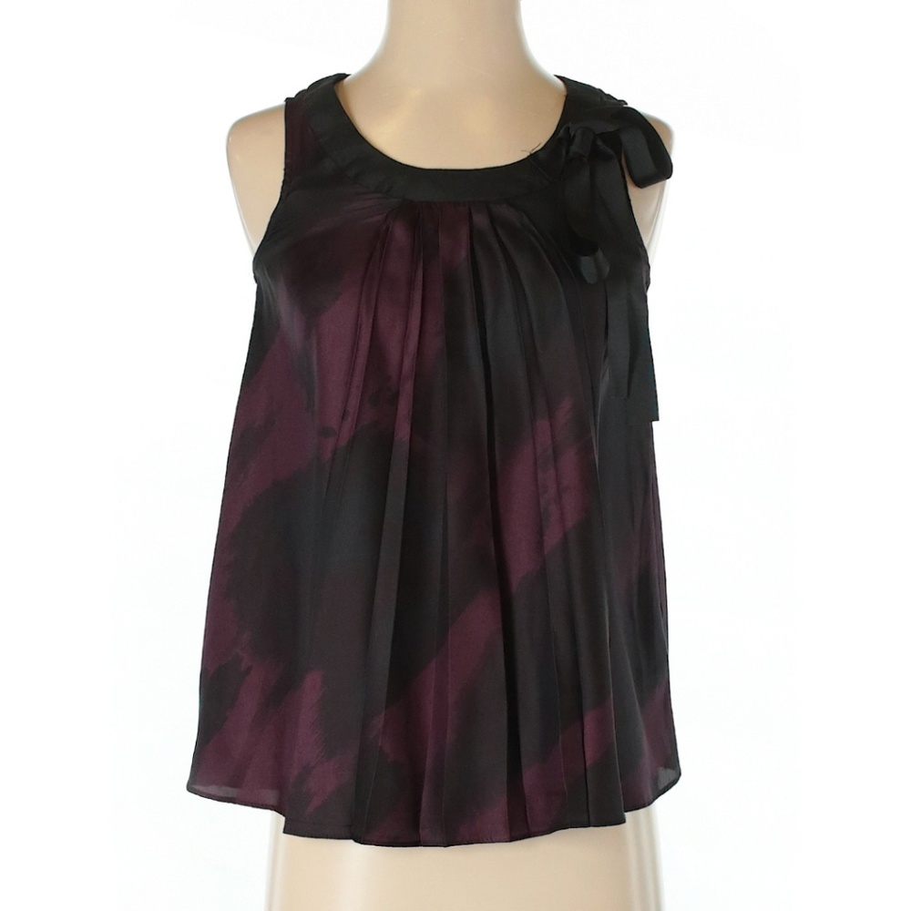 ❤ Ann Taylor Loft Sleeveless Print Blouse